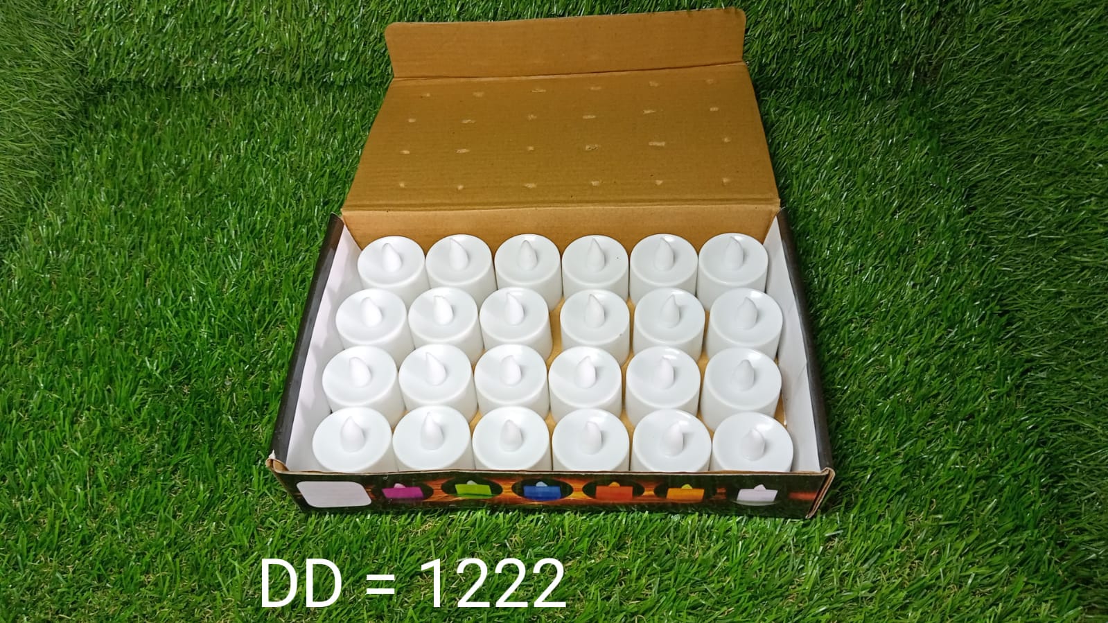 LED tealight candles, white, 24 pcs, for festive decorations LED tealight candles, white, 24 pcs, for festive decorations